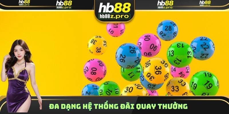 Đa dạng hệ thống đài quay thưởng